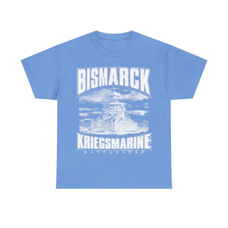German Battleship Bismarck T-Shirt | WWII Kriegsmarine Naval History Tee