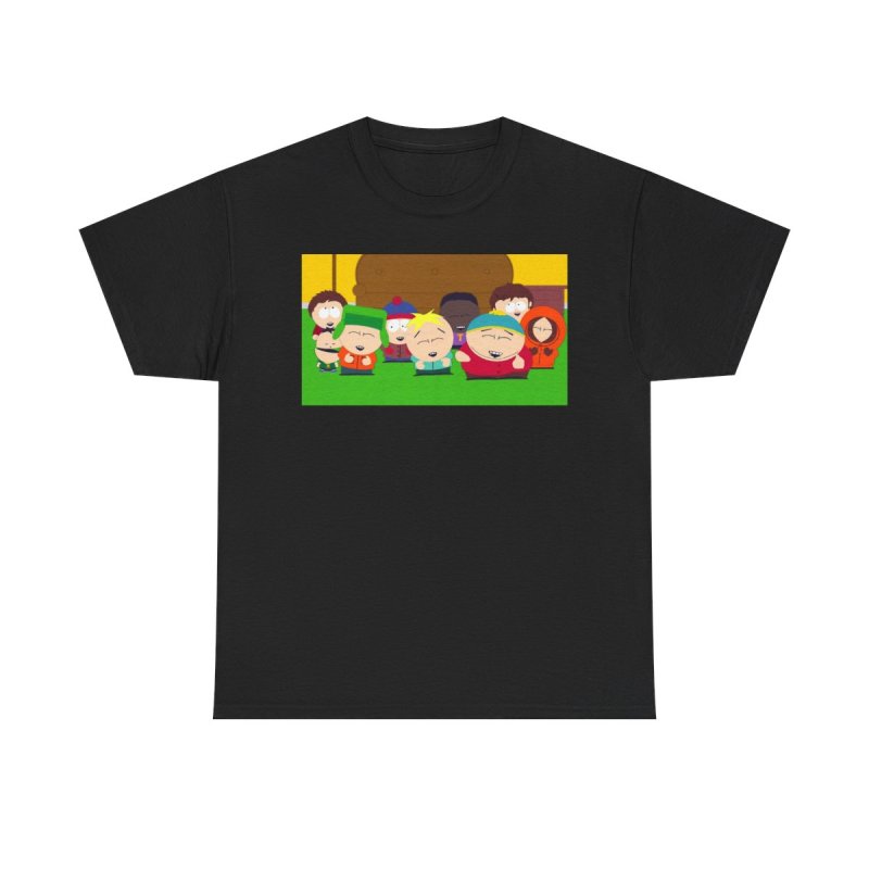 Maglietta Unisex South Park Main Cast Collection, 100% Cotone, Taglia XX-Large, Con I Personaggi Principali In Stampa