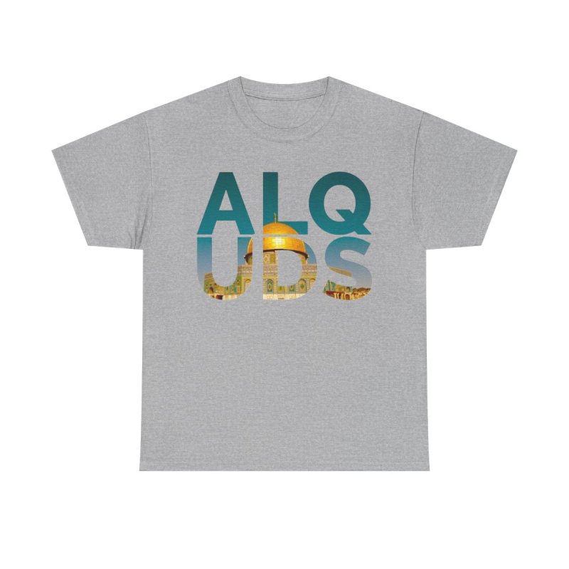 Al-Quds Jerusalem Heritage T-Shirt | Holy City Solidarity Unisex Tee