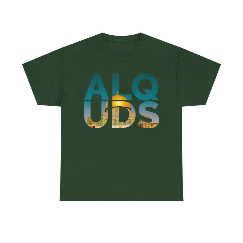 Al-Quds Jerusalem Heritage T-Shirt | Holy City Solidarity Unisex Tee