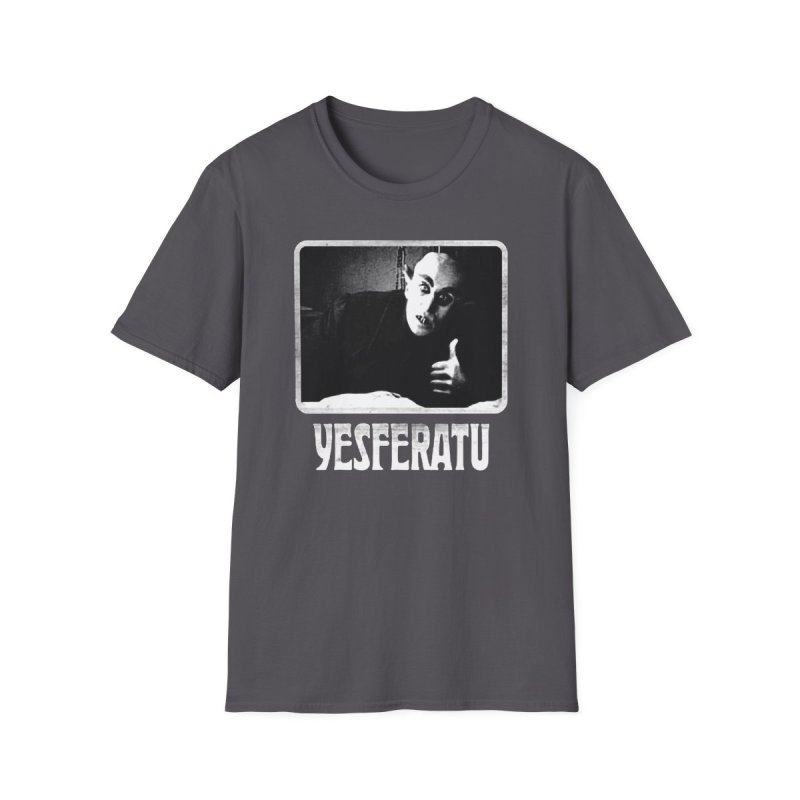 Yesferatu Nosferatu Goth Horror Tee for Positive Rebels