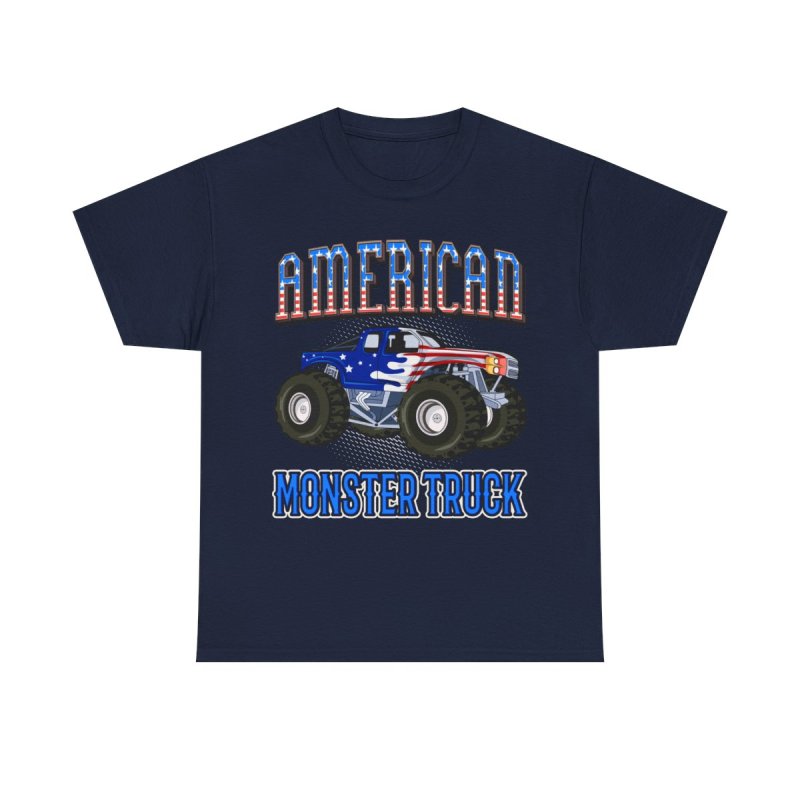 American Monster Truck T-Shirt | Big Foot 4x4 Off-Road Racing Unisex Tee