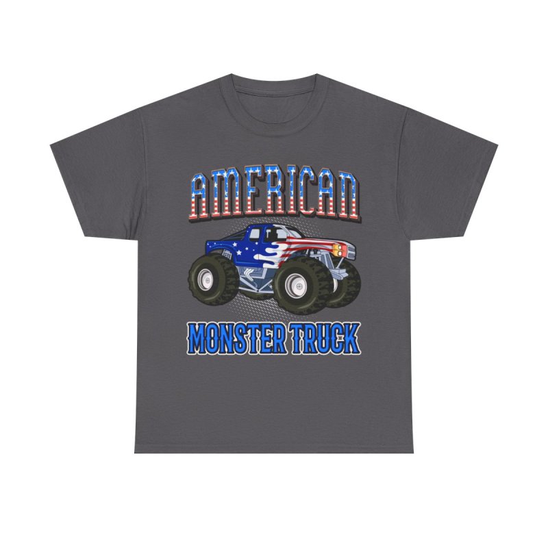 American Monster Truck T-Shirt | Big Foot 4x4 Off-Road Racing Unisex Tee