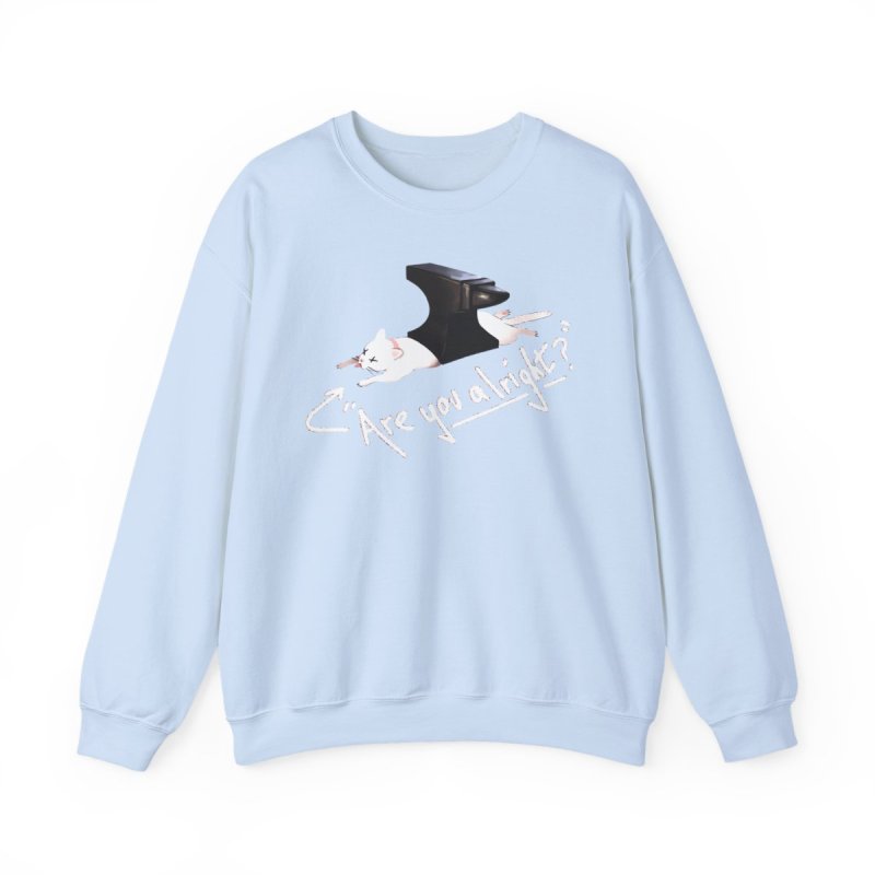 Are You Alright Lovejoy Cat Pullover Sweatshirt | Retro Indie Rock Band Crewneck