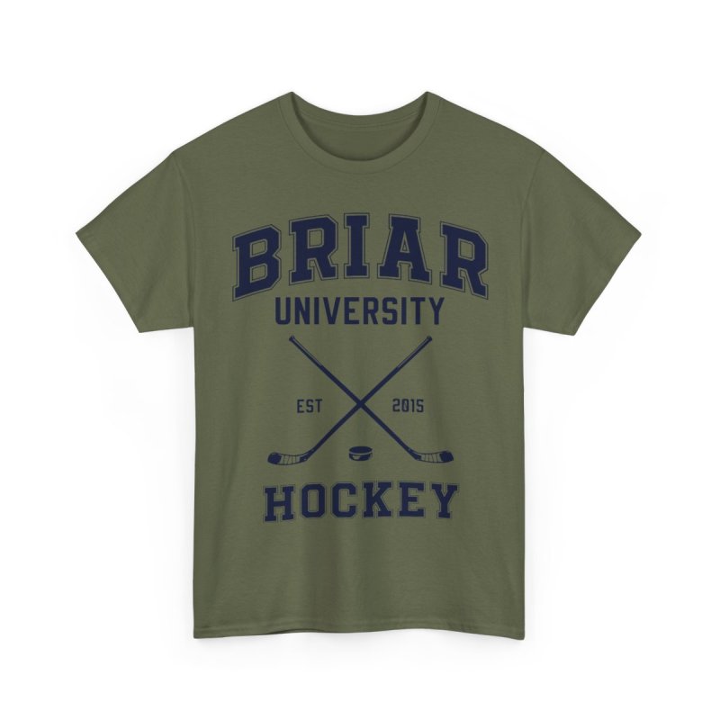 Briar University Hockey Bookish Merch T-Shirt | Fiction Romance Reader Gift