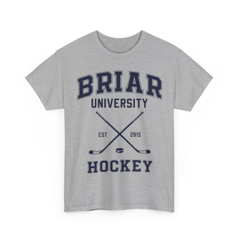 Briar University Hockey Bookish Merch T-Shirt | Fiction Romance Reader Gift