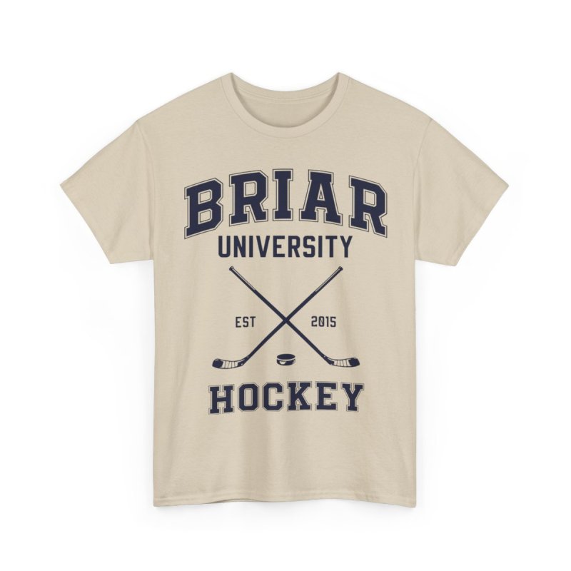 Briar University Hockey Bookish Merch T-Shirt | Fiction Romance Reader Gift