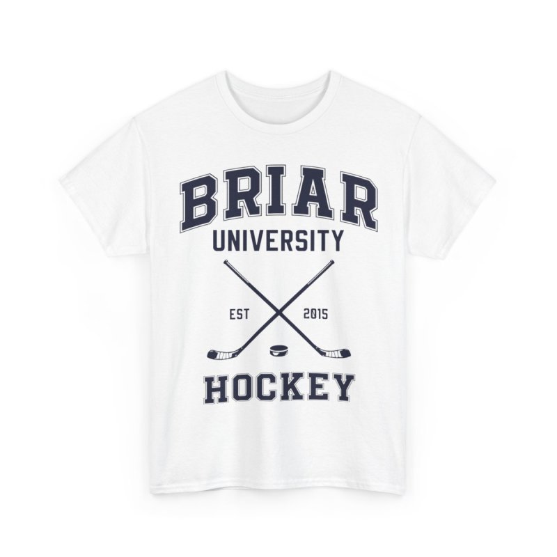 Briar University Hockey Bookish Merch T-Shirt | Fiction Romance Reader Gift