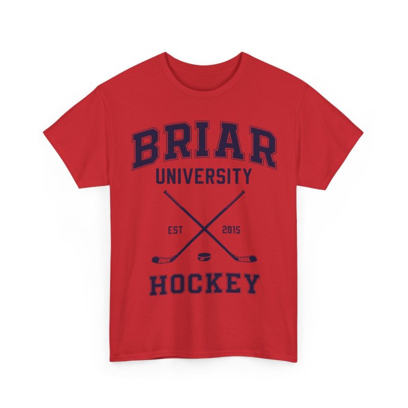 Briar University Hockey Bookish Merch T-Shirt | Fiction Romance Reader Gift