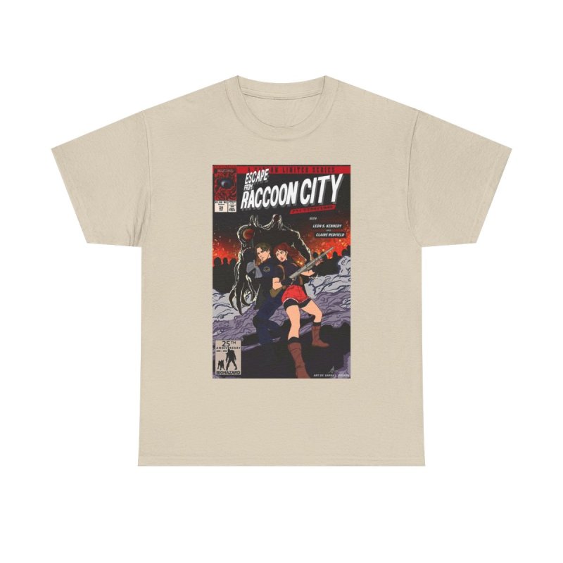 Resident Evil 2 T-Shirt | Leon Kennedy & Claire Redfield Graphic Tee