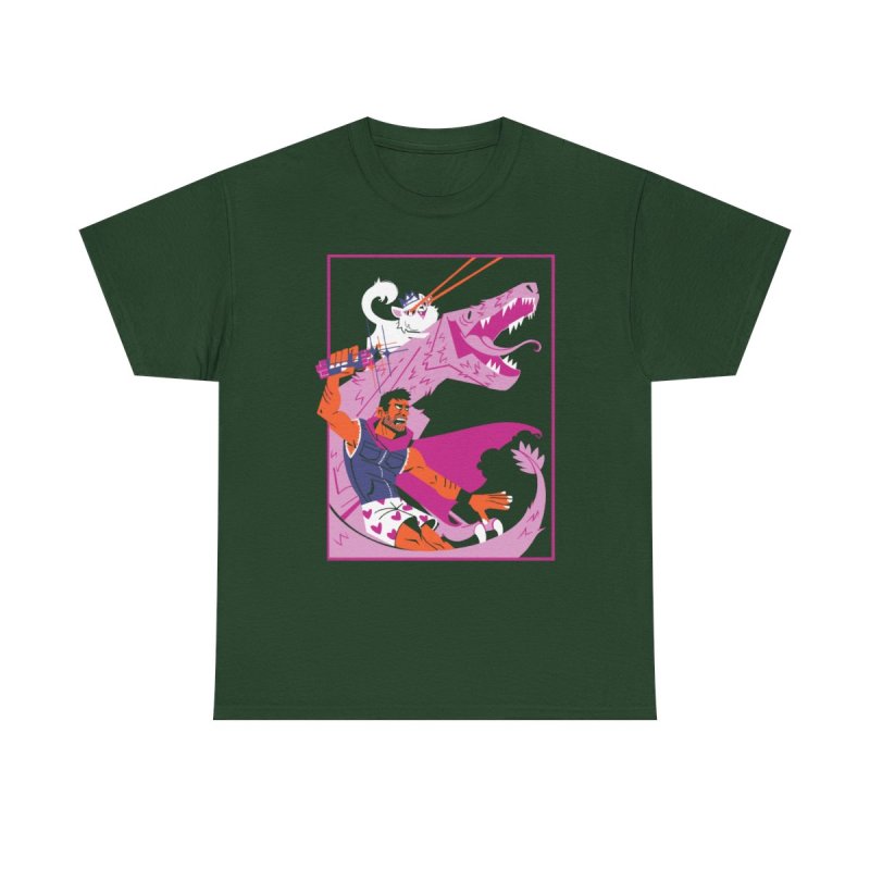 Carl, Princess Donut, and Mongo | Dungeon Crawler Fan Art Graphic Tee