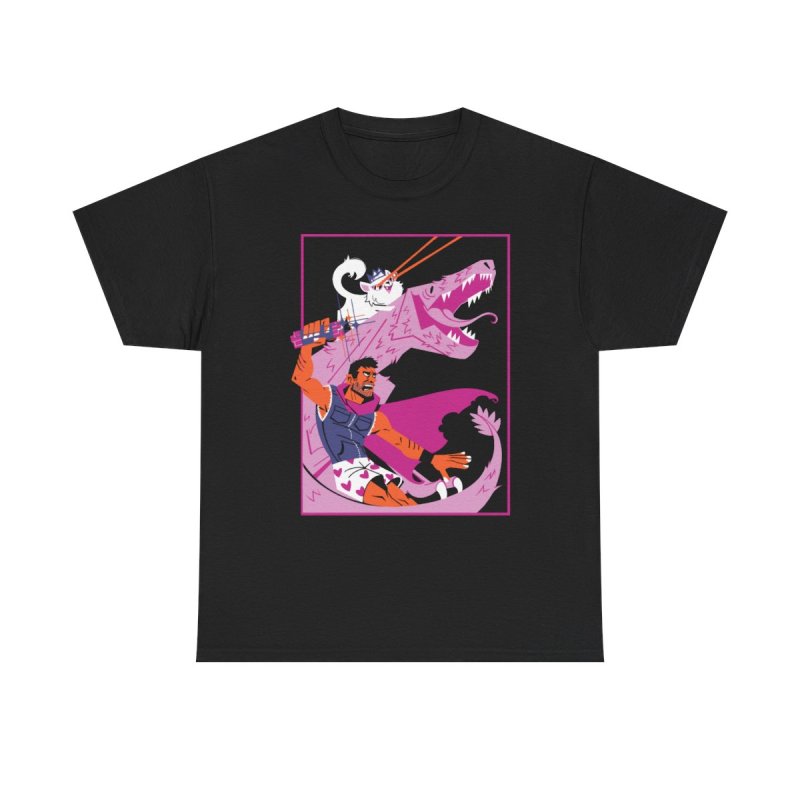 Carl, Princess Donut, and Mongo | Dungeon Crawler Fan Art Graphic Tee
