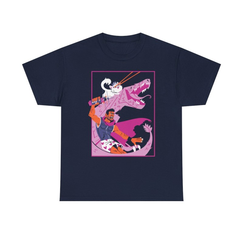 Carl, Princess Donut, and Mongo | Dungeon Crawler Fan Art Graphic Tee