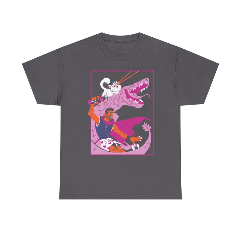 Carl, Princess Donut, and Mongo | Dungeon Crawler Fan Art Graphic Tee