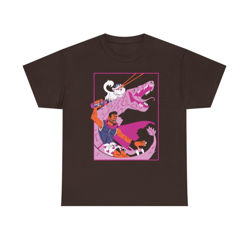 Carl, Princess Donut, and Mongo | Dungeon Crawler Fan Art Graphic Tee