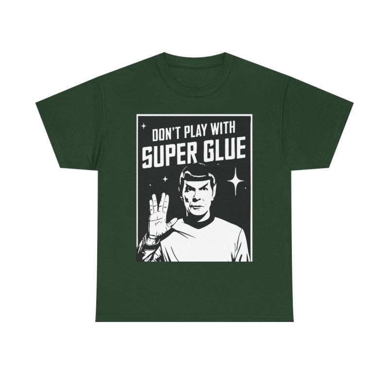 Don’t Play With Super Glue T-Shirt | Funny DIY Crafter Humor Tee | Sarcastic Life Lesson Hobbyist Unisex Shirt