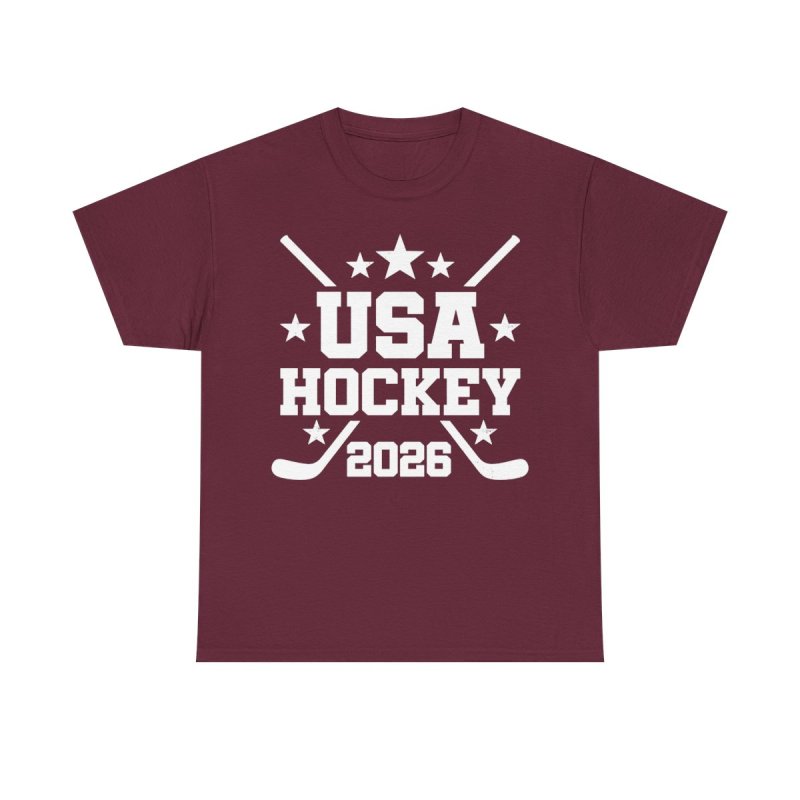 USA Hockey 2026 T-Shirt | Team USA Ice Hockey Fan Gear