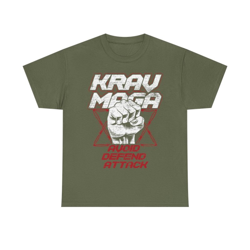 Krav Maga Attack T-Shirt | Self-Defense Martial Arts Training Tee