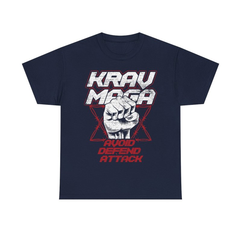 Krav Maga Attack T-Shirt | Self-Defense Martial Arts Training Tee