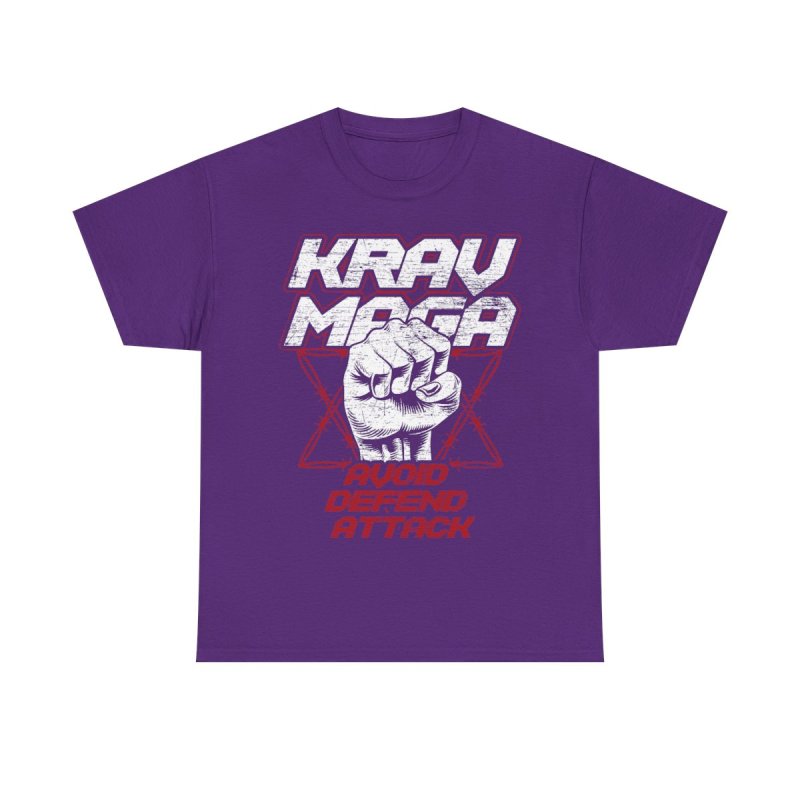 Krav Maga Attack T-Shirt | Self-Defense Martial Arts Training Tee