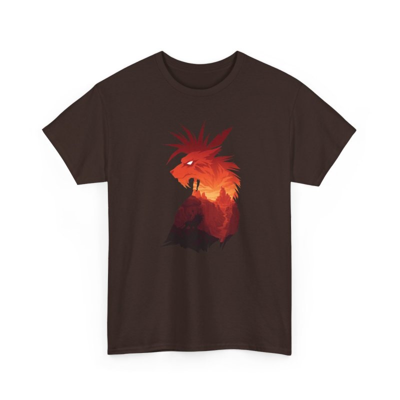 The Canyon's Guardian T-Shirt | Mythical Fantasy Creature Graphic Tee | Majestic Desert Landscape & Canyon Valley Shirt