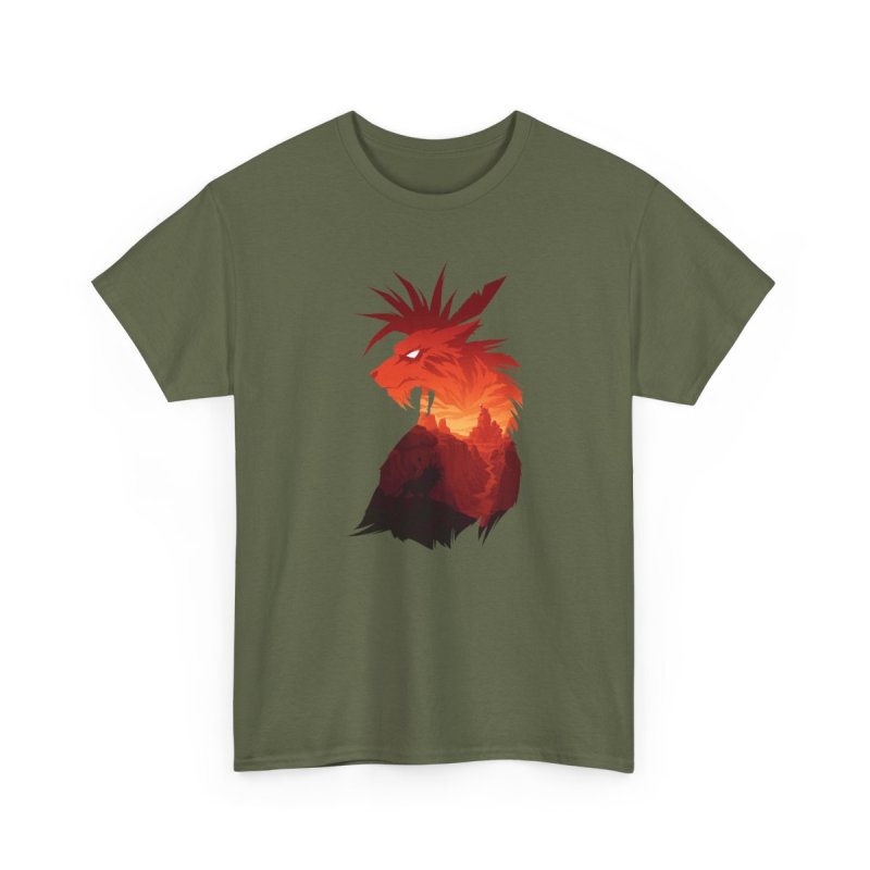 The Canyon's Guardian T-Shirt | Mythical Fantasy Creature Graphic Tee | Majestic Desert Landscape & Canyon Valley Shirt