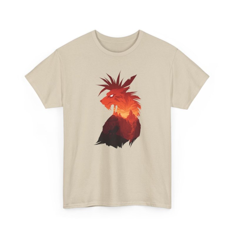 The Canyon's Guardian T-Shirt | Mythical Fantasy Creature Graphic Tee | Majestic Desert Landscape & Canyon Valley Shirt