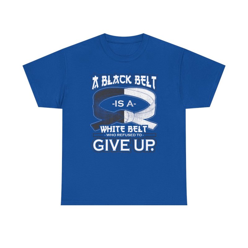 Humility & Mastery T-Shirt | "A Black Belt Is A White Belt"
