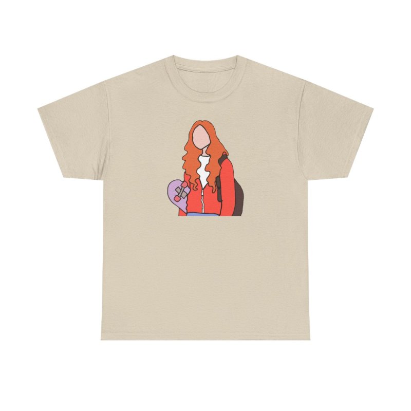 Max Mayfield T-Shirt | Stranger Things Retro Skater Graphic Tee | Mad Max Mayfield Faceless Portrait Shirt