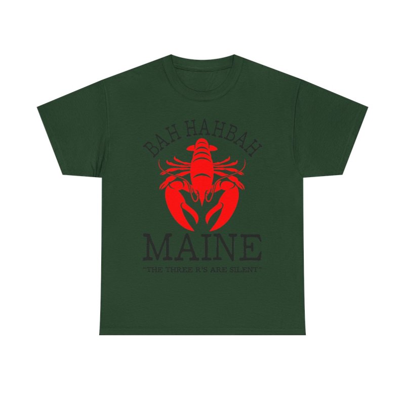 Bar Harbor Maine T-Shirt | Funny "Bah Hahbah" Lobster New England Souvenir Shirt