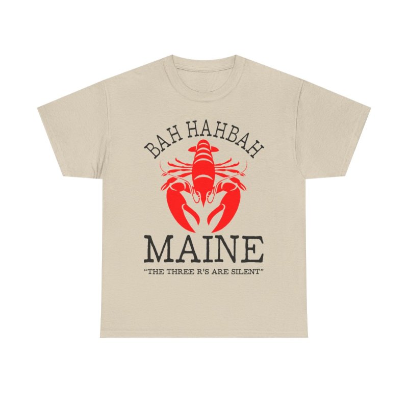 Bar Harbor Maine T-Shirt | Funny "Bah Hahbah" Lobster New England Souvenir Shirt