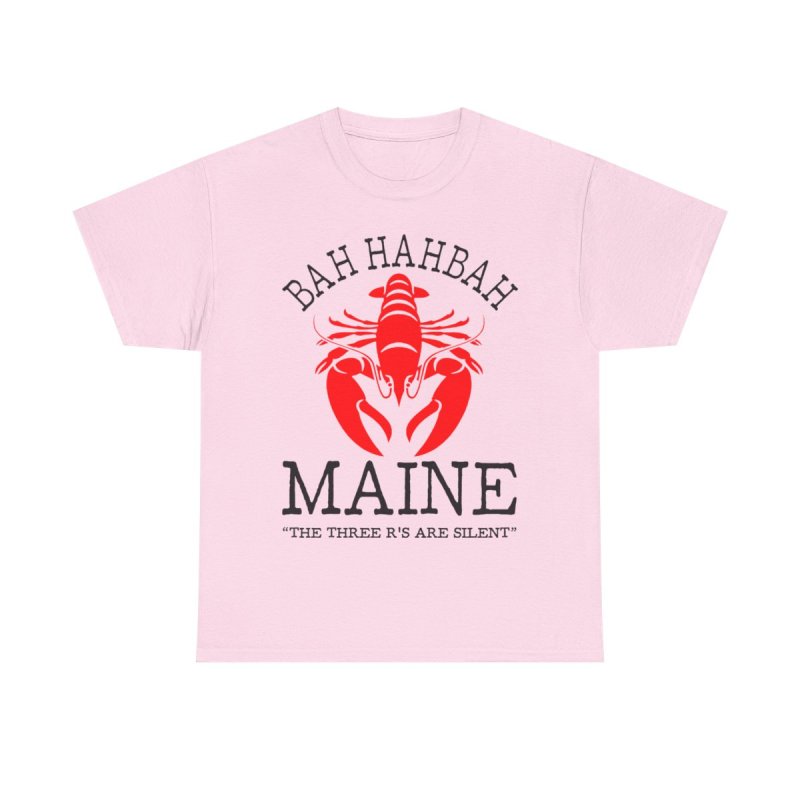 Bar Harbor Maine T-Shirt | Funny "Bah Hahbah" Lobster New England Souvenir Shirt
