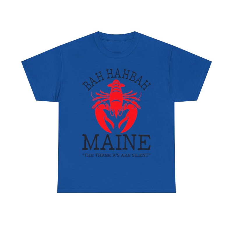 Bar Harbor Maine T-Shirt | Funny "Bah Hahbah" Lobster New England Souvenir Shirt
