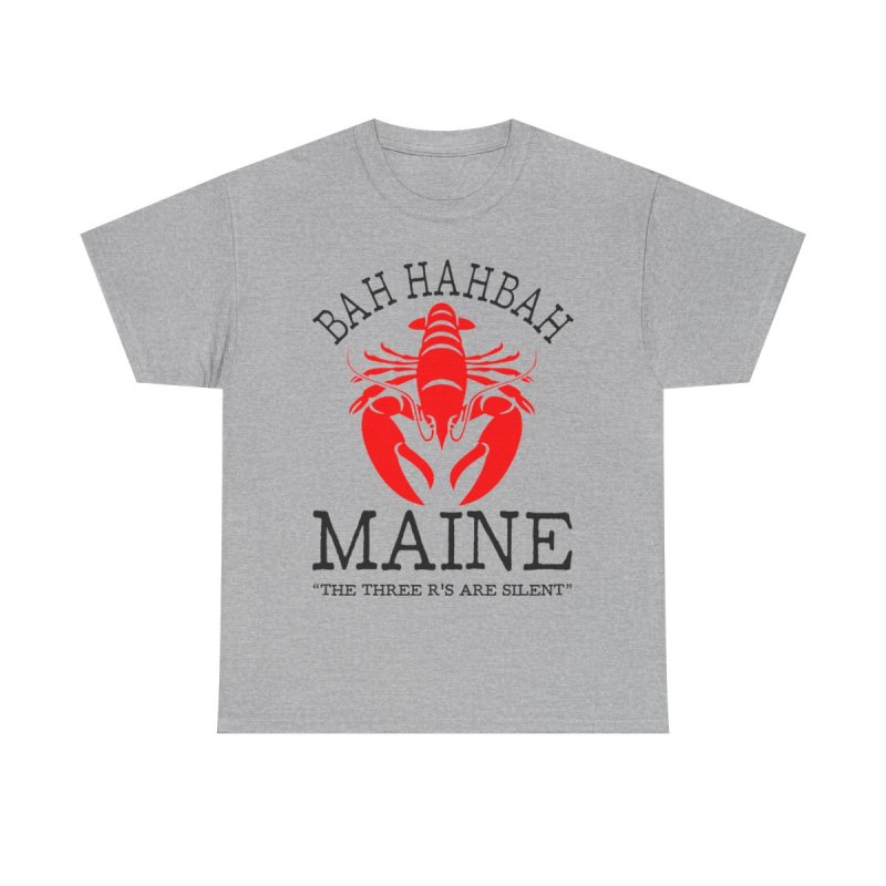 Bar Harbor Maine T-Shirt | Funny "Bah Hahbah" Lobster New England Souvenir Shirt