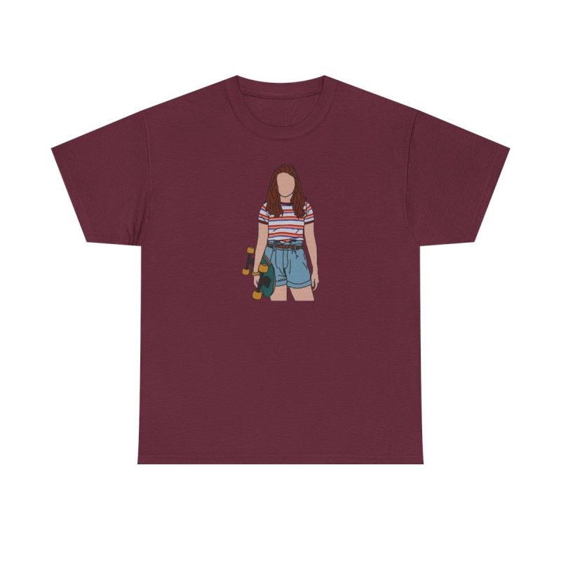 Stranger Things Max Mayfield T-Shirt | Retro 80s Skater Girl Graphic Tee