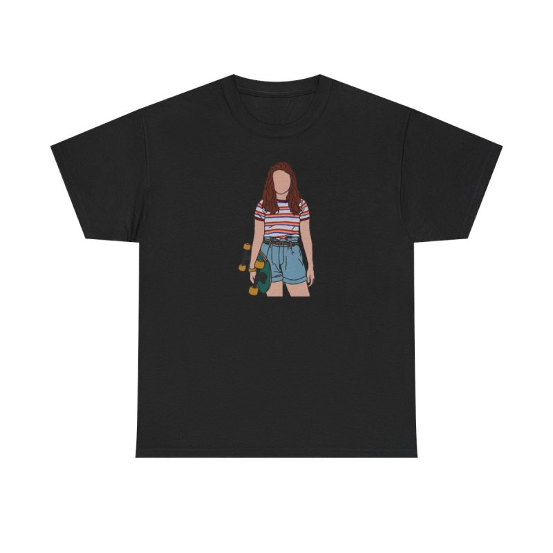 Stranger Things Max Mayfield T-Shirt | Retro 80s Skater Girl Graphic Tee