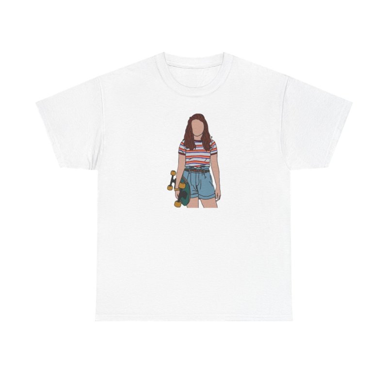 Stranger Things Max Mayfield T-Shirt | Retro 80s Skater Girl Graphic Tee