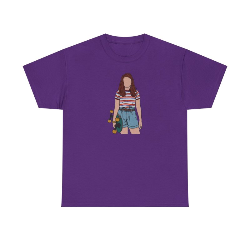 Stranger Things Max Mayfield T-Shirt | Retro 80s Skater Girl Graphic Tee