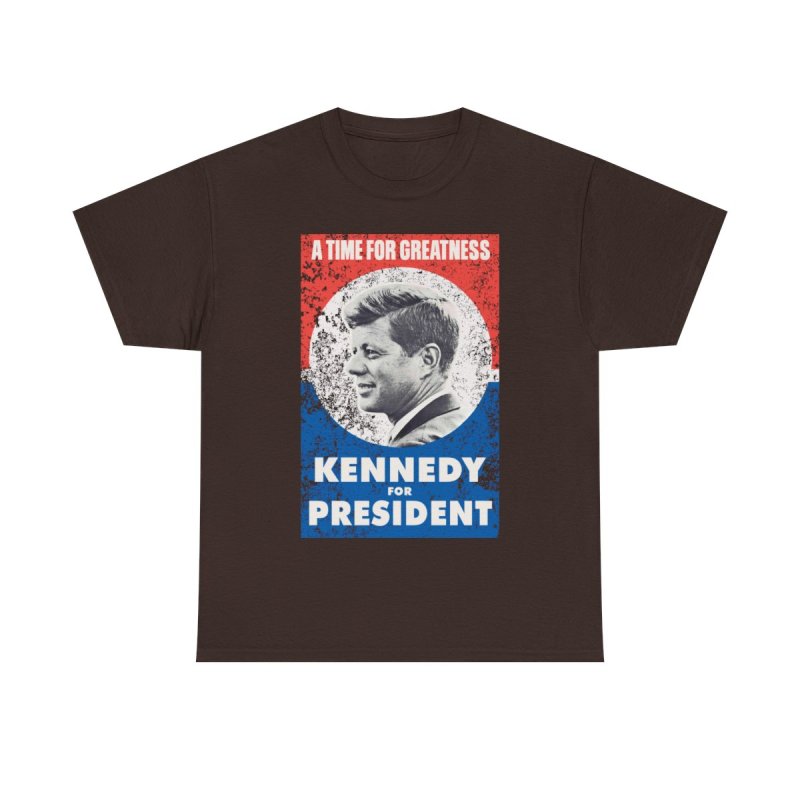 JFK for President Retro Campaign T-Shirt | John F. Kennedy Vintage Poster Tee