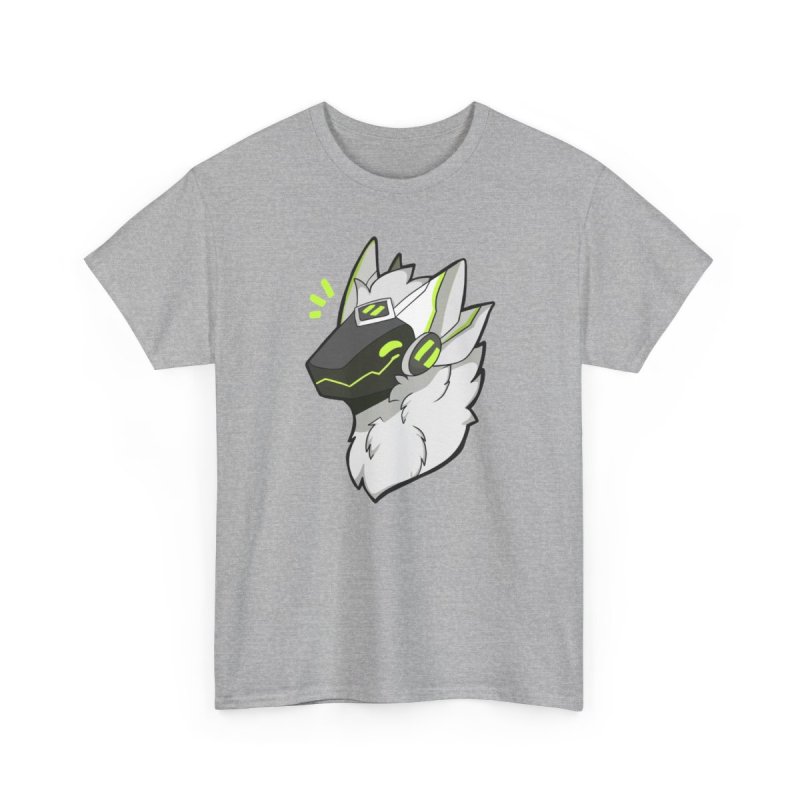 Protogen Cyber Furry Fandom Graphic Tee | Futuristic Synth Character Top