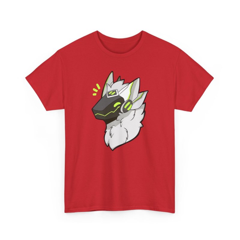 Protogen Cyber Furry Fandom Graphic Tee | Futuristic Synth Character Top