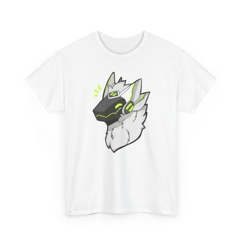 Protogen Cyber Furry Fandom Graphic Tee | Futuristic Synth Character Top