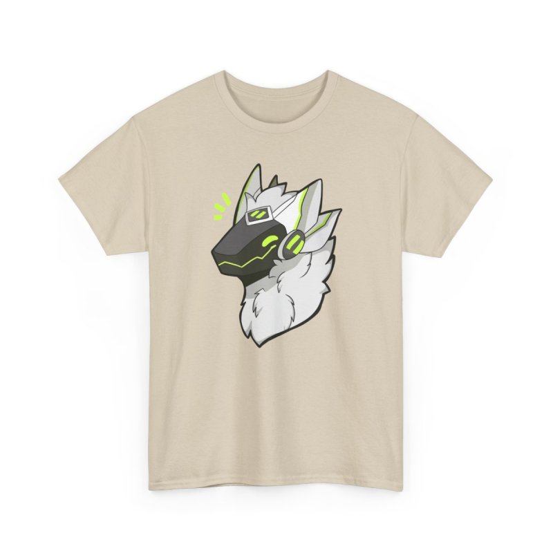 Protogen Cyber Furry Fandom Graphic Tee | Futuristic Synth Character Top