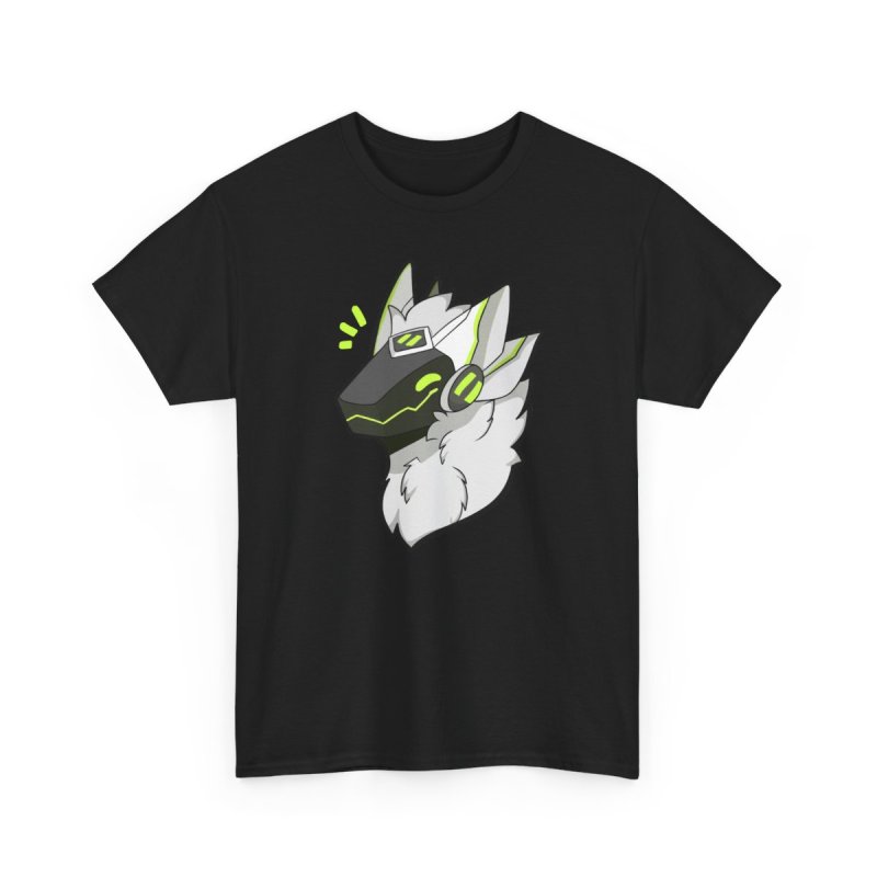 Protogen Cyber Furry Fandom Graphic Tee | Futuristic Synth Character Top