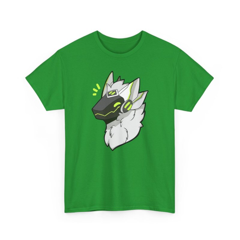 Protogen Cyber Furry Fandom Graphic Tee | Futuristic Synth Character Top