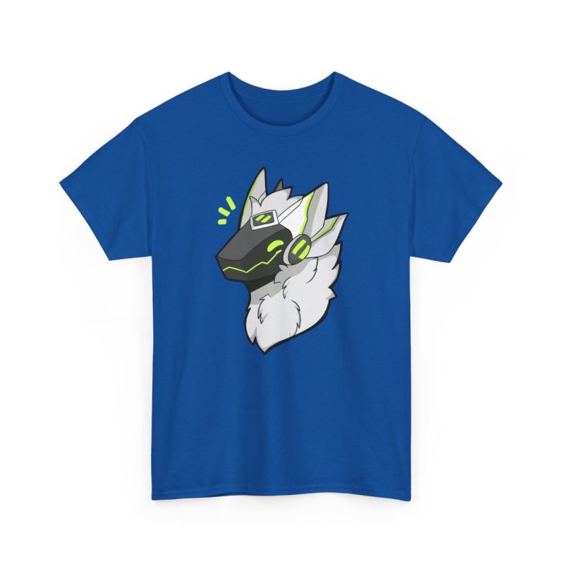 Protogen Cyber Furry Fandom Graphic Tee | Futuristic Synth Character Top