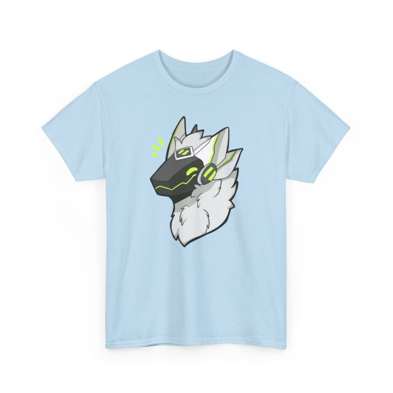 Protogen Cyber Furry Fandom Graphic Tee | Futuristic Synth Character Top