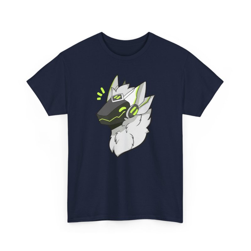 Protogen Cyber Furry Fandom Graphic Tee | Futuristic Synth Character Top