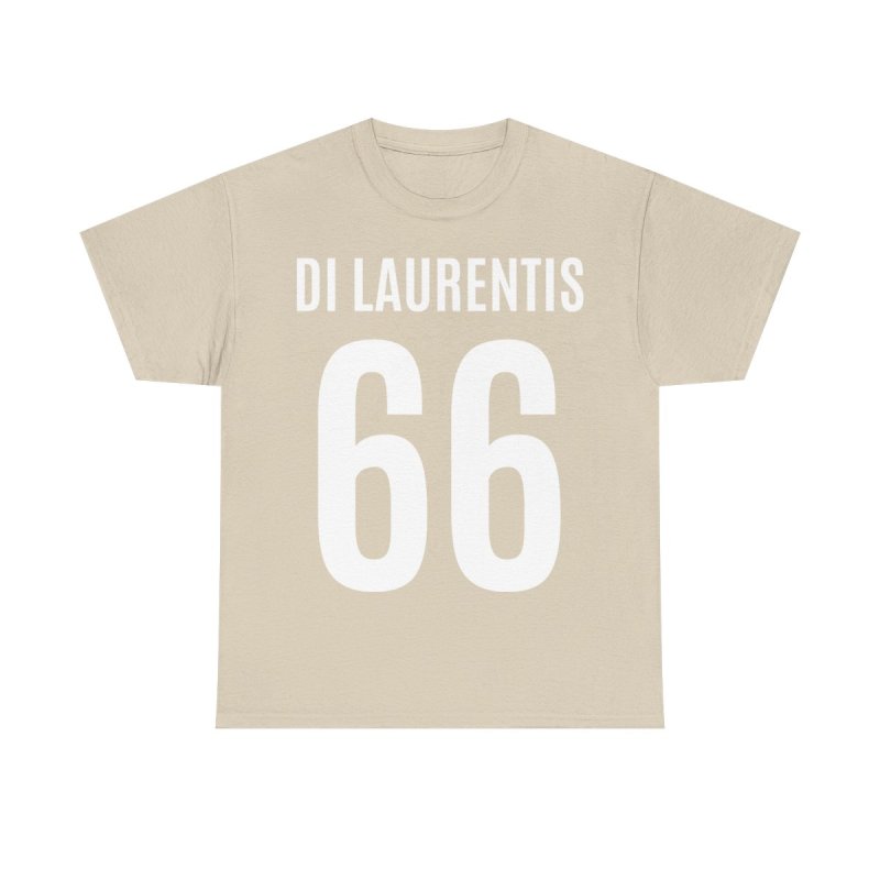 Off Campus Series DI LAURENTIS 66 Jersey Heavy Cotton Tee | Briar University Hockey Bookish Merch T-Shirt