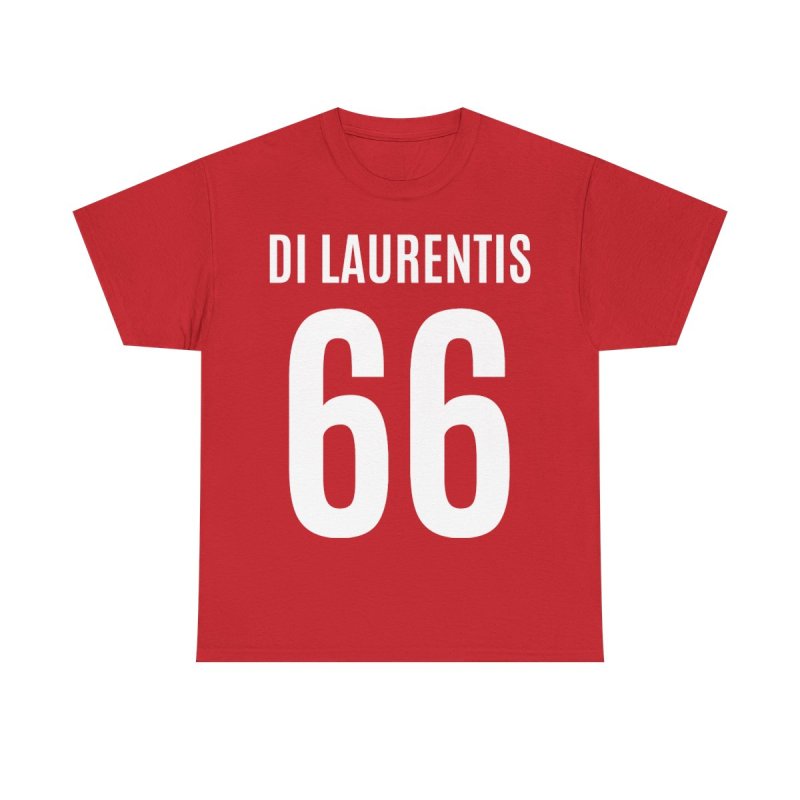 Off Campus Series DI LAURENTIS 66 Jersey Heavy Cotton Tee | Briar University Hockey Bookish Merch T-Shirt
